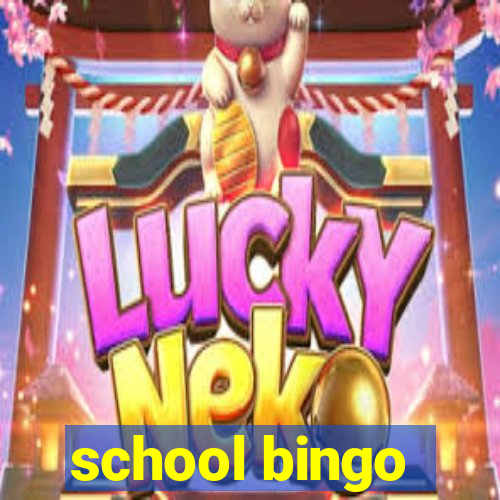 school bingo